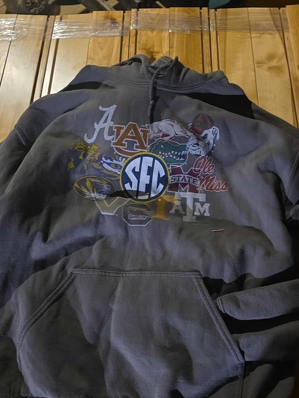 Gildan Charcoal Gray SEC Collegiate Logo Crewneck Sweatshirt